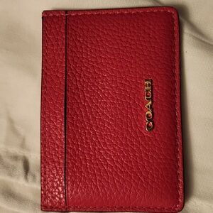 Coach Pink Card Holder